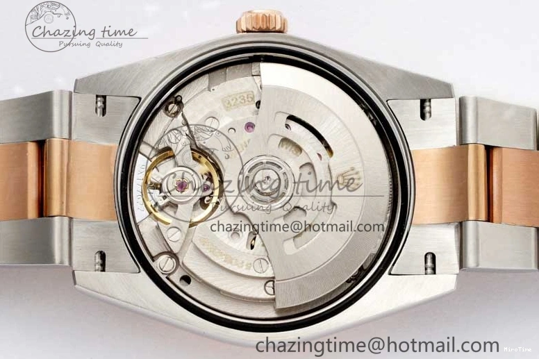 MiroTime 0508 Seasonal DateJust 36mm SS RG DIWF 1:1 Best Edition 904L Steel White Stick Dial on Jubilee Oyster SA 2306